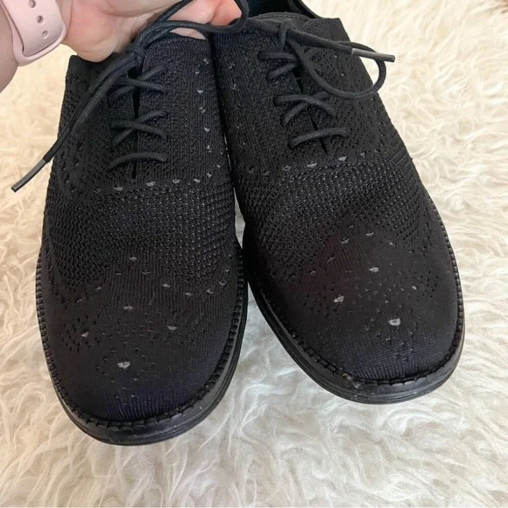 Cole Haan Men's ØriginalGrand Wingtip Oxford - Black | Size 9